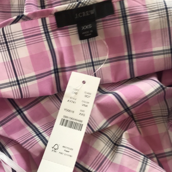 J. Crew Halter top in violet plaid - Picture 4 of 6